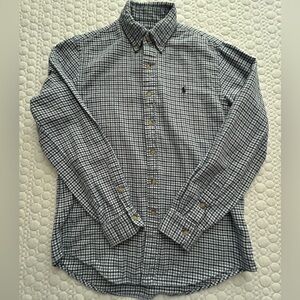 Polo Ralph Lauren classic Fit Checkered Flannel Long Sleeves Shirt Size Small